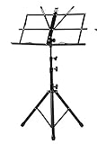 Soporte de música plegable, especialmente diseñado para la guitarra, ukelele, violín y otros instrumentos musicales.