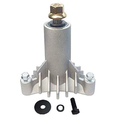New 36" 38" 42" Inch Riding Mower Blade Spindle Assembly Replaces AYP 130794 532130794 128285 with 3 Mounting Bolts and Blade Mounting Bolt, Mounting Holes are Threaded