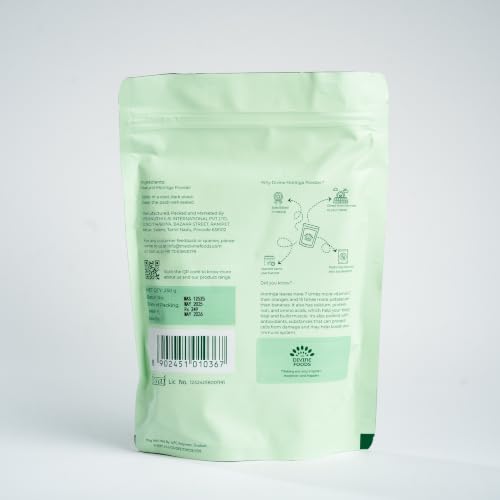 Image of The Divine Foods Moringa Powder | High in Nutrition | Rich in Anti-Oxidants | Controls Blood Sugar levels | Ready-to-Mix | Added Native Indian Herbs | (250 Gm)