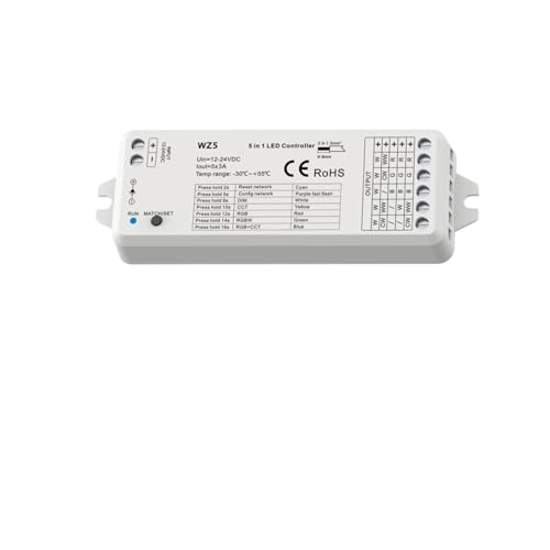 Variateur LED WZ5 avec commande vocale et télécommande 2.4G sans fil R10