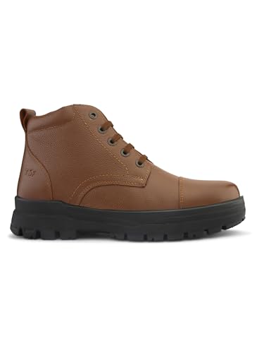 Image of TSF 8712 Tan Genuine Leather Police Boot For Men