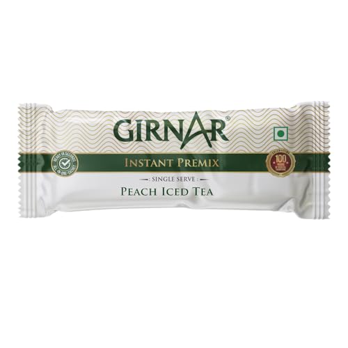 Image of Girnar Instant Premix Iced Tea - Peach Flavour (10 Sachets)
