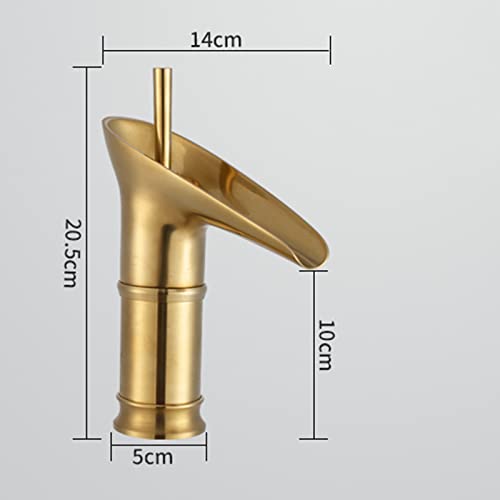 Robinet cascade eau chaude et froide pour vasque domestique design - 2
