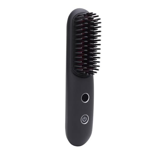 Plancha para el cabello inalámbrica Yinhing con iones negativos, calentamiento rápido en 20 s, apta para todo tipo de cabello, diseño portátil y compacto, batería de 6400 mAh miniatura 1