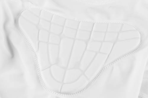 image for TUOYR Padded Shirt Youth Boys Padded Compression Sports Protective T-S