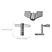 3pcs Drum Keys Set Durable Tuning Wrenches for Drummers Z-shaped T-shaped Square Hole Tools Essential Drum Regulator for Quick Adjustments