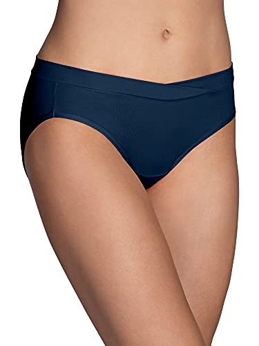 Vanity Fair Womens Beyond Comfort Silky Stretch Panties Bikini Style Underwear, Bikini - Navy, 6 Us #TOP18