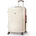LUGG 24 Inch Jetset Suitcase Hard Shell Case 4 Wheel Travel bag Lightweight ABS Material with TSA Lock Approved for Travel with easyJet, British Airways, RyanAir, Virgin Atlantic, Emirates(67x44x26cm)