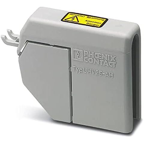 PHOENIX CONTACT UHV 50-AH Grey Cover 91mm Length 28.8mm Width 59mm Height Pack of 10 Cover