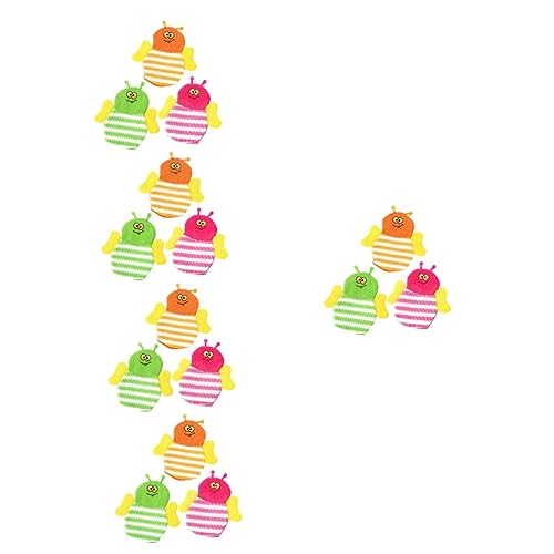Toyvian 15 Guantes De Baño Para Niños Toallas De Baño Para Niños Esponjas De Baño Toalla Para Niños Pequeños Linda Marioneta De Baño Guante De Ducha Para Bebé Esponja Para Baño