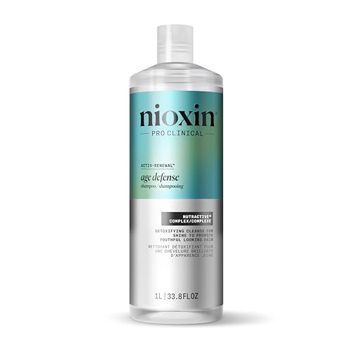 NIOXIN Age Defense Shampoo for Aging Hair | Detox Scalp Cleanser