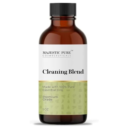 Majestic Pure Cleaning Essential Oil Blend| 100% Pure & Natural Therapeutic Grade Oil for Aromatherapy, DIY Products, Cleaning| 1 Oz| Blend of Lemon, Orange, Peppermint, Citronella