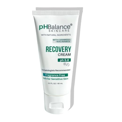 Recovery Cream - PH BALANCE SKINCARE Eczema Cream - Itchy Skin Relief Lotion Treatment For Burns Dermatitis Psoriasis - All Natural No Fragrance Cruelty Oil & Paraben Free 2oz