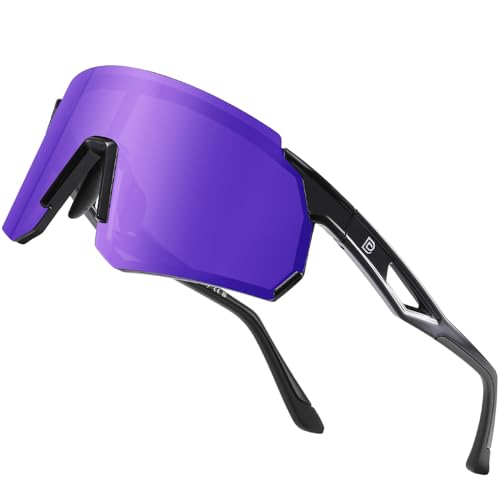 Image of DUCO Cycling Glasses for Men Women: Polarized Sports Sunglasses UV400 Protection for Baseball Running Fishing DC0048