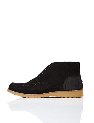 Bottes Chukka homme en cuir find. avec semelle compensée wedge pour un confort quotidien