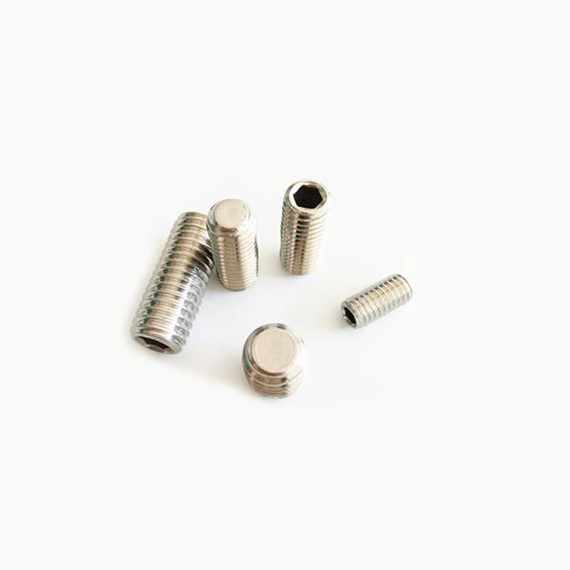 2pcs M12 set screw bolt grub 316 stainless steel Allen screws hexagon socket bolts Flat end headless thread nails - (Size: M12x40mm)