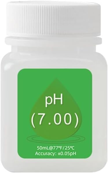pH Calibration Solution Kit (50mL x 3) for pH Meters – Buffer Solutions 4.00/7.00/10.01 + ORP 222mV KCl Storage Solution, Lab & Hydroponics Use(ORP222mv)