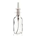 PREMIUM VIALS CREATIVE PACKAGING SOLUTIONS 2 OZ CLEAR BOSTON ROUND GLASS BOTTLE - W/NASAL SPRAYER- Pack of 6