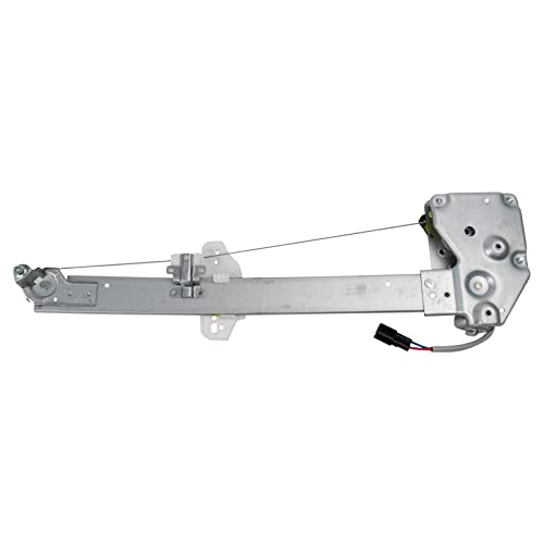 Image of TRQ Rear Right Power Window Regulator & Motor Assembly Passenger Side Compatible with 2015-2020 Honda Fit