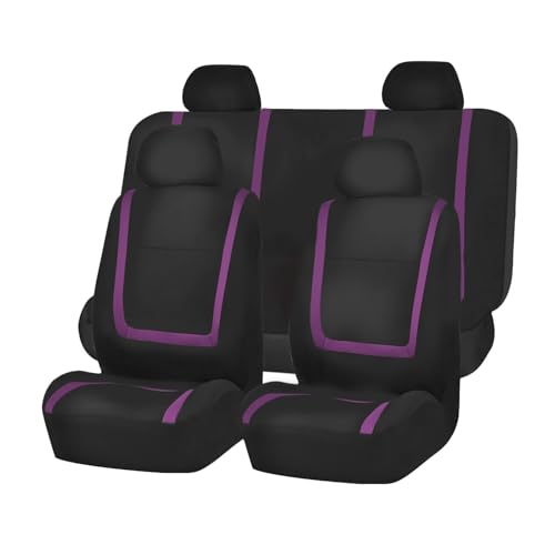 Housses sieges universelles violettes pour relooker l'interieur de votre Toyota Hybride