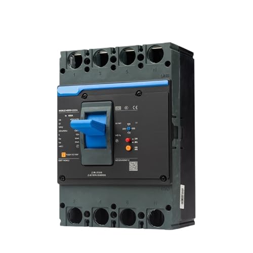 Disjoncteur de fuite NXMLE-400S/4300A tétrapolaire 400A à coque robuste - 2