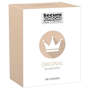 Secura Originele condooms van 100 stuks – 100 transparante preservatieven ter voorkoming van hormonen voor mannen, extra…