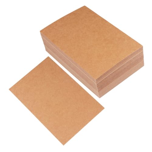 Cartes Kraft Vierges Papier Lisse Supérieur Alipis pour Artisanat