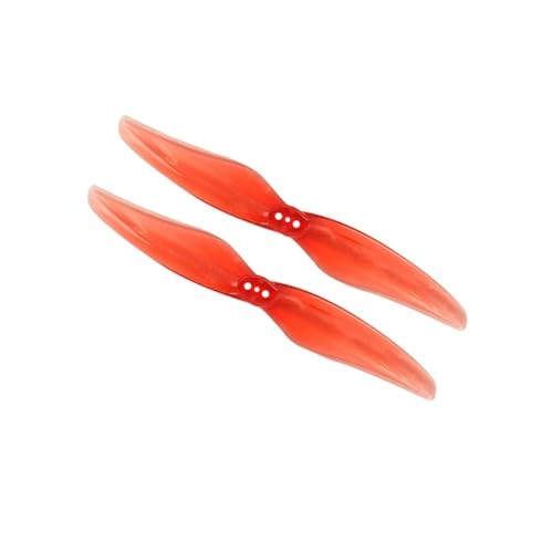 Hélice FPV 4024 multirotor 4 pouces ultra résistante rouge pour arbre 1.5mm - Lot de 8 paires