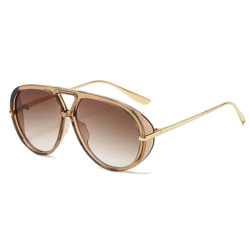 Lunettes de soleil pour homme style rétro orange idéales en terrasse
