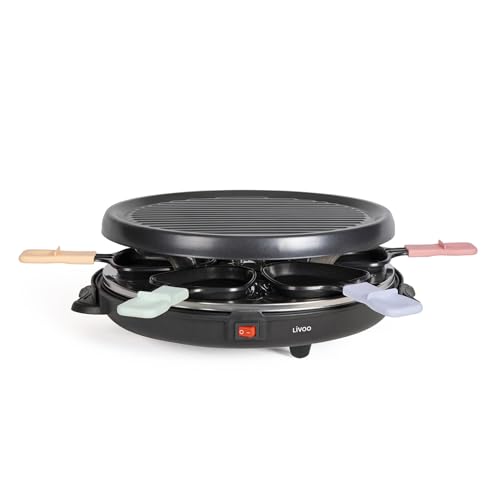 Livoo - Appareil à raclette 6 personnes DOC207P –...