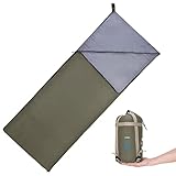 Lixada Saco de Dormir Ultraligero Compresible Saco de Dormir Rectangular Saco de Dormir Compacto Saco de Dormir Cálido de 4 Estaciones para Exteriores Camping Senderismo Trekking Montañismo