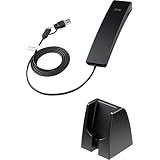 サンワダイレクト USBハンドセット 専用スタンド セット 受話器 ケーブル長1.2m マイク 無指向性 音量調整 ミュートボタン 軽量 USB-A Windows Mac 402-HS053USET