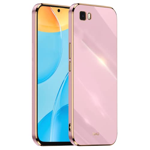 EASSGU [Telaio Elettrolitico Custodia per HUAWEI P8 Lite (5.2' Inches) Cover Protettiva in Morbido Silicone TPU - Viola