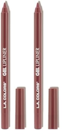 L.A. COLORS Gel Lipliner, Rosé all day CP675 (Pack of 2)
