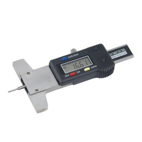 Machine DRO 25mm (1") Digital Depth Gauge with Round Pin, ME-DEPTH-30, Depth Gauge, Plastic, Metal, 60mm Base Width, 25mm Range