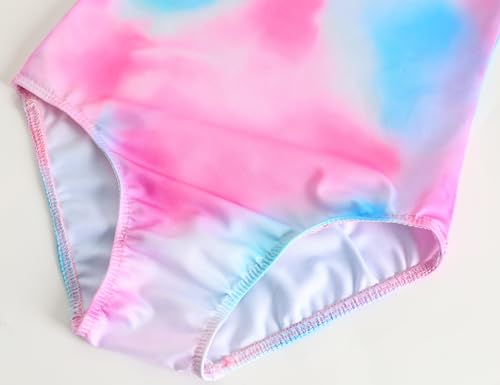 Image of TENVDA Girl's One Piece Swimsuit Sparkle Sleeveless One-Piece Bathing Suits Swimwear for Kids 2-12 Years Old