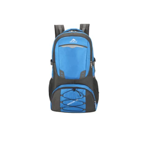 QQYG Mochila De Senderismo Al Aire Libre De 85L Para Hombres Mochila De Montañismo De Viaje Mochila Deportiva Mochila De Camping, Azul Cielo, 42 * 20 * 69 CM Cover