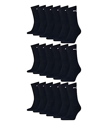 PUMA Chaussettes de sport unisexes, Bleu marine foncé (322), 35-38
