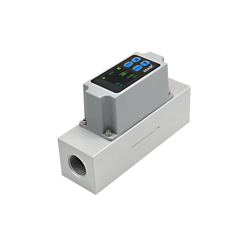 AMS3 Large Range 6000L/min High Accuracy Thermal Gas Flow Meter Air Oxygen Nitrogen RS485 NPN Analog Voltage Output Flowmeter
