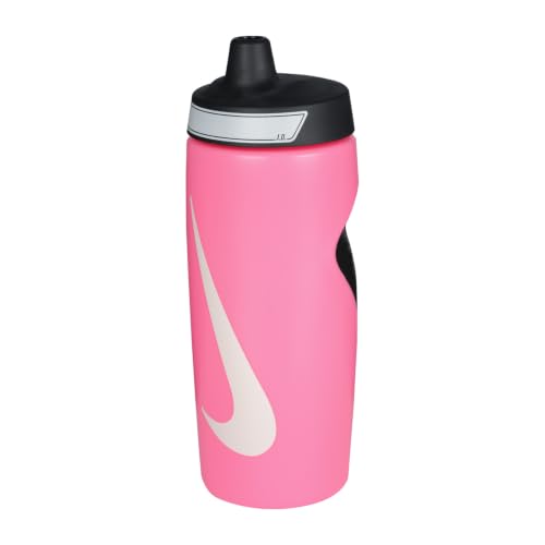 Image of Nike REFUEL BOTTLE GRIP 18 OZ - PINK GLOW /BLACK /WHITE, 532 ML