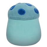 Squishmallows Oryginalny Ankur Morski grzyb 40 cm z niebieskimi plamami i brzuchem – oficjalny duży pluszak Jazwares