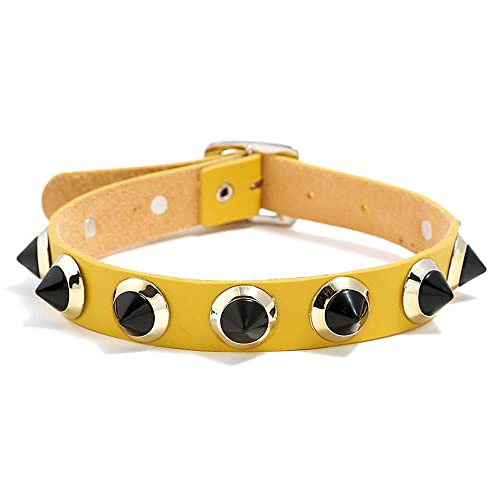 Collier rock pour dames jaune ZLBYGM le cadeau idéal pour femme audacieuse