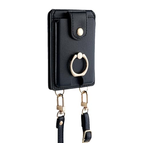 Tarjetero para teléfono con cordón desmontable ideal para viajes y trabajo activo