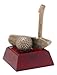 Decade Awards Sculpted Gold Putter Trophy - Golf Award - Long Putt Competition - Golfing Tournament - Engraved Plates by Request - Perfect Golf Award Trophy 4 Inch Tall