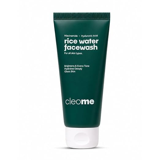 Cleome Rice Water Face Wash with Niacinamide & Hyaluronic Acid
