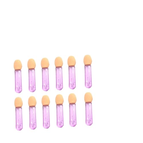 Beatifufu 100pcs Makeup Eyeshadow Brush Set Women Girls Mini Brush Kit for Women Latex Cotton Eye Shadow Sticks for Daily Use