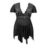  Ensemble de Jupes Courtes et Fines à Franges pour Femme, T-216 Noir, 4XL