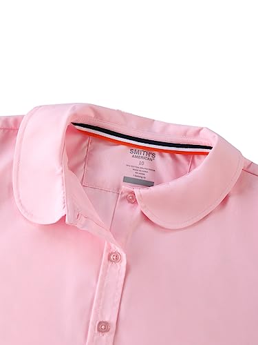 Smith's American Girls' S/S Button-Up Shirt - Pink, 162