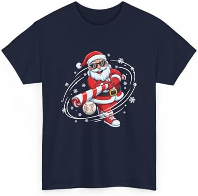 Santa Says Six Seven 67 Meme Christmas Baseball Funny Viral Gen Alpha Trend Navy image 4