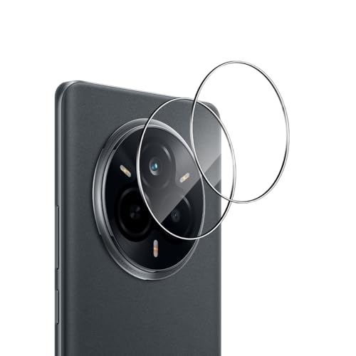 per Realme 14 14 Pro Plus Vetro Temperato Pellicola Fotocamera 2 Pezzi Durezza 9H HD Lente Protettiva Senza Bolle Anti-Graffio Protezione -Transparent